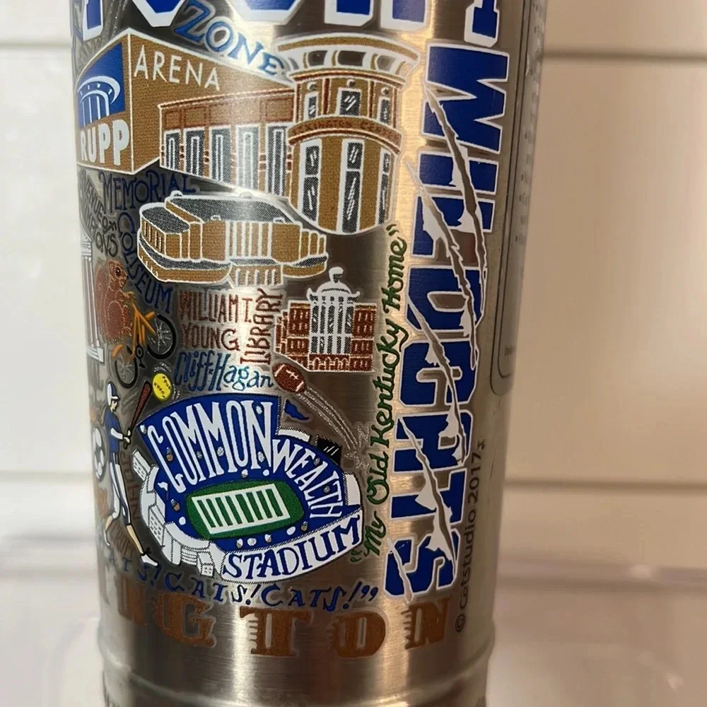 Catstudio Kentucky Stainless Steel 18‎ oz. Thermal Bottle.